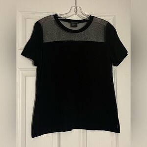 Armani Exchange Black Sweater Top